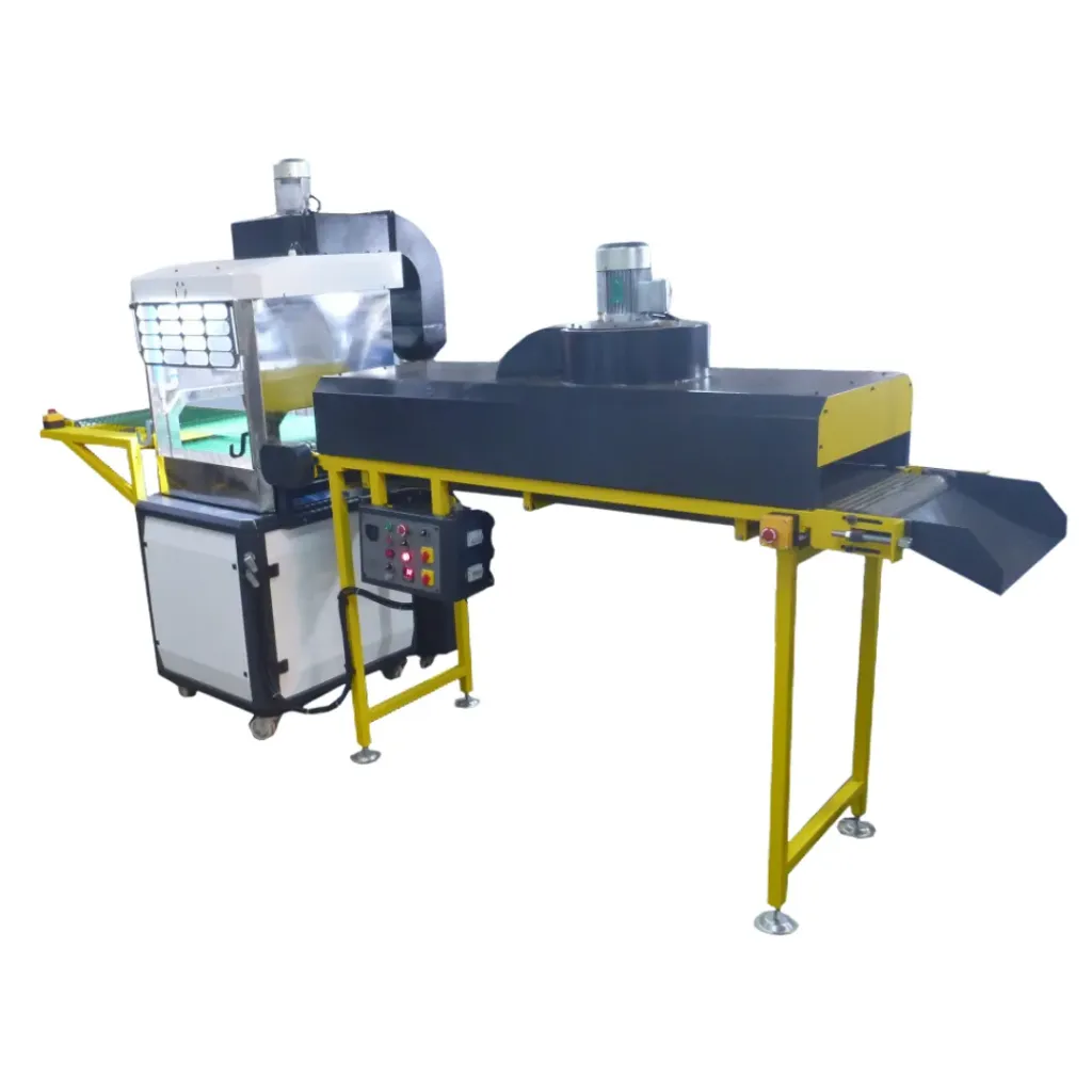 Spray Booth with Drier Conveyor